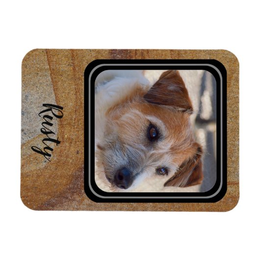 Erstellen Sie Ihren eigenen Foto-Magneten Magnet (Horizontal)