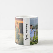 Erstellen Sie Ihren eigenen Foto-Monogrammnamen Kaffeetasse (Mittel)