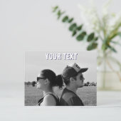 Erstellen Sie Ihren eigenen Foto Postkarte (Stehend Vorderseite)