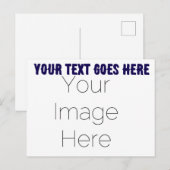 Erstellen Sie Ihren eigenen Foto Postkarte (Vorne/Hinten)