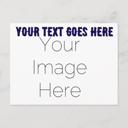 Erstellen Sie Ihren eigenen Foto Postkarte (Vorderseite)