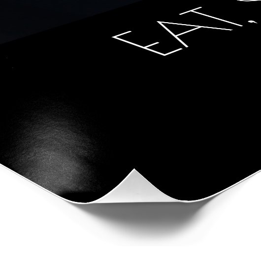 Erstellen Sie Ihren eigenen Foto Text und Namen Poster (Ecke)