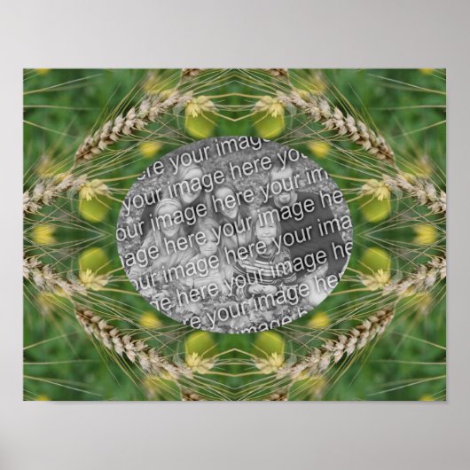 Erstellen Sie Ihren eigenen Foto-Trockenrasenrahme Poster (Vorne)