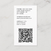 Erstellen Sie Ihren eigenen Fotoinfo-QR-Code Moder Visitenkarte (Rückseite)