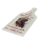 Erstellen Sie Ihren eigenen freien Geist Floral Bo Schneidebrett (Ecke)