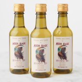 Erstellen Sie Ihren eigenen freien Geist Floral Bo Weinetikett (Flaschen)