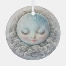 Erstellen Sie Ihren eigenen Friedlichen Schlafmond Ornament Aus Glas