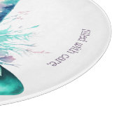 Erstellen Sie Ihren eigenen Frühlingshampfer Blume Schneidebrett (Ecke)