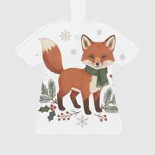 Erstellen Sie Ihren eigenen Fuchs-Weihnachts-Schmu Ornament