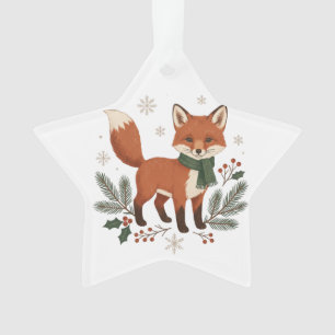 Erstellen Sie Ihren eigenen Fuchs-Weihnachts-Schmu Ornament