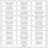 Erstellen Sie Ihren eigenen Gastnamen und Ihre eig Aufkleber (Blatt)