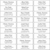 Erstellen Sie Ihren eigenen Gastnamen und Ihre eig Aufkleber (Vorderseite)