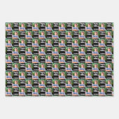 Erstellen Sie Ihren eigenen Geburtsnamen für das F Geschenkpapier Set (Vorderseite 2)