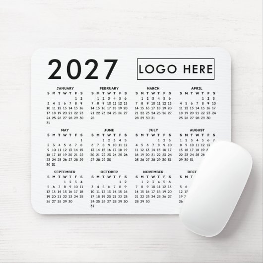 Erstellen Sie Ihren eigenen Geschäftslogo-Kalender Mousepad (Mit Mouse)