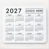 Erstellen Sie Ihren eigenen Geschäftslogo-Kalender Mousepad (Vorne)