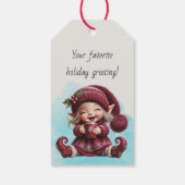 Erstellen Sie Ihren eigenen Gigglage Weihnachtsbum Geschenkanhänger (Rückseite)