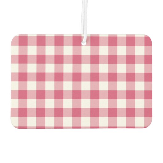 Erstellen Sie Ihren eigenen Gingham Autolufterfrischer (Rückseite)