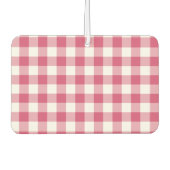 Erstellen Sie Ihren eigenen Gingham Autolufterfrischer (Vorderseite)