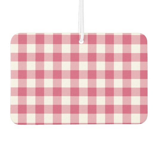 Erstellen Sie Ihren eigenen Gingham Autolufterfrischer (Vorderseite)