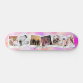 Erstellen Sie Ihren eigenen Girl-Rainbow-Glitzer M Skateboard (Horizontal)