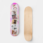 Erstellen Sie Ihren eigenen Girl-Rainbow-Glitzer M Skateboard (Vorderseite)