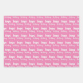 Erstellen Sie Ihren eigenen glücklichen Geburtstag Geschenkpapier Set (Vorderseite 3)