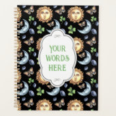 Erstellen Sie Ihren eigenen glücklichen Himmelssch Planer (Vorderseite)