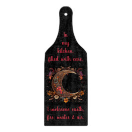 Erstellen Sie Ihren eigenen Golden Floral Boho Moo Schneidebrett