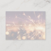 Erstellen Sie Ihren eigenen Goldsparkler Hinweiskarte (Rückseite)