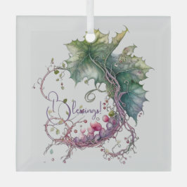 Erstellen Sie Ihren eigenen Grapevine Moon Kranz Ornament Aus Glas