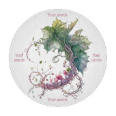 Erstellen Sie Ihren eigenen Grapevine Moon Kranz Schneidebrett (Vorderseite)