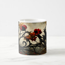 Erstellen Sie Ihren eigenen grauen Herbstbaum Verwandlungstasse