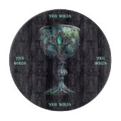 Erstellen Sie Ihren eigenen grünen Chalice Schneidebrett (Vorderseite)