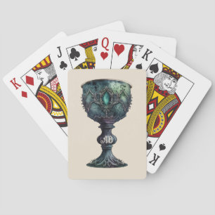 Erstellen Sie Ihren eigenen grünen Chalice Spielkarten