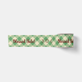 Erstellen Sie Ihren eigenen grünen Gingham Satinband