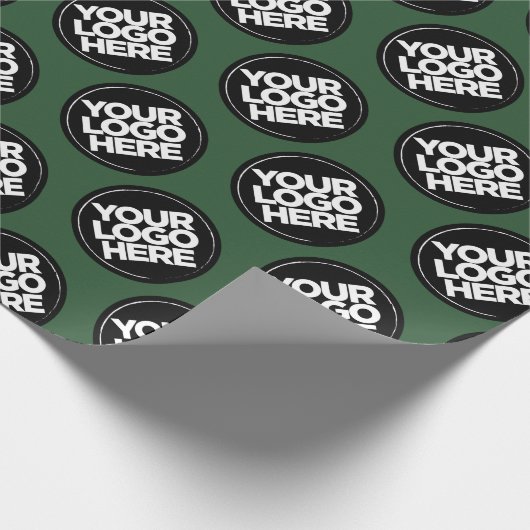 Erstellen Sie Ihren eigenen grünen Hintergrund für Geschenkpapier (Ecke)