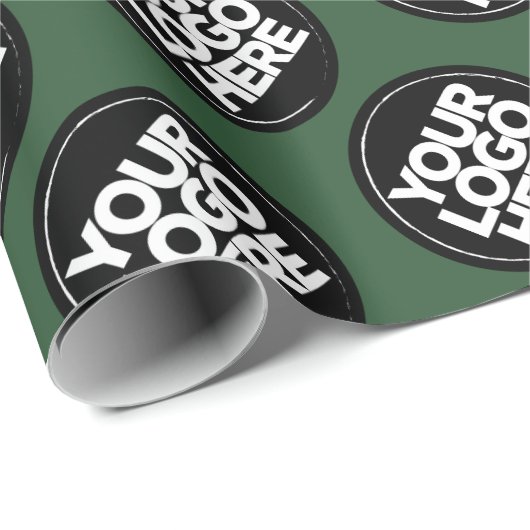 Erstellen Sie Ihren eigenen grünen Hintergrund für Geschenkpapier (Rolleneckpunkt)