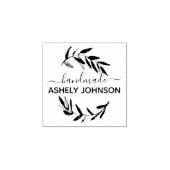 Erstellen Sie Ihren eigenen handgefertigten Namen Gummistempel (Prägung)