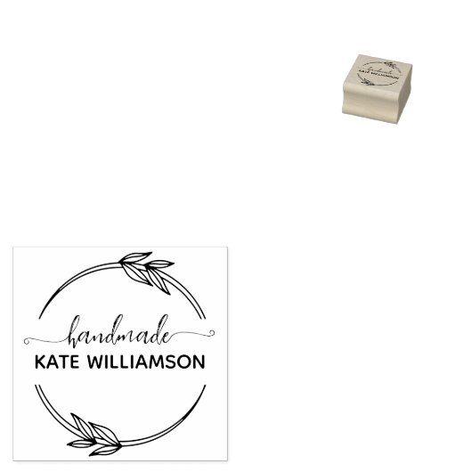 Erstellen Sie Ihren eigenen handgefertigten Namen Gummistempel (Stempel)