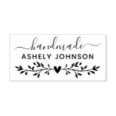 Erstellen Sie Ihren eigenen handgefertigten Namen Gummistempel (Prägung)