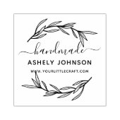 Erstellen Sie Ihren eigenen handgefertigten Namen Gummistempel (Prägung)