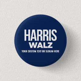 Erstellen Sie Ihren eigenen Harris Walz 2024 Button