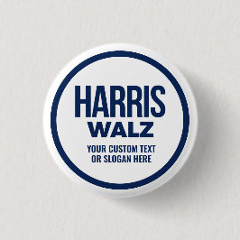 Erstellen Sie Ihren eigenen Harris Walz 2024 Button