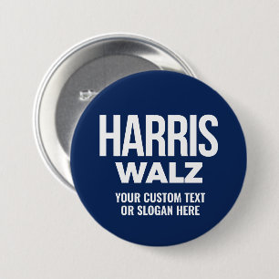 Erstellen Sie Ihren eigenen Harris Walz 2024 Button