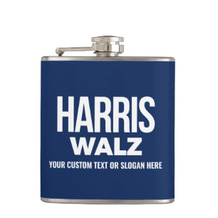 Erstellen Sie Ihren eigenen Harris Walz 2024 Flachmann