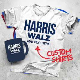 Erstellen Sie Ihren eigenen Harris Walz 2024 T-Shirt