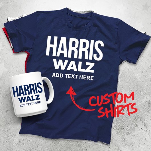 Erstellen Sie Ihren eigenen Harris Walz 2024 T-Shirt
