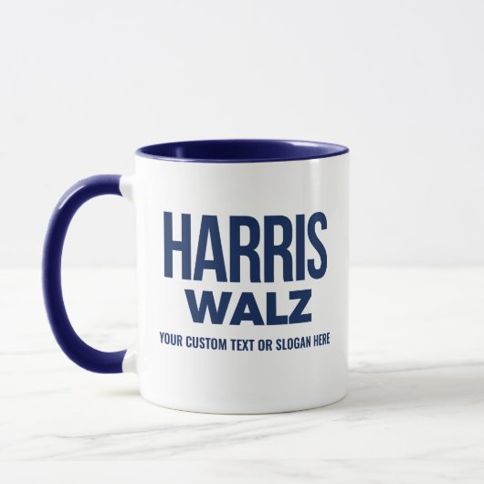 Erstellen Sie Ihren eigenen Harris Walz 2024 Tasse (Links)