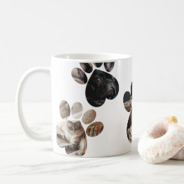 Erstellen Sie Ihren eigenen Haustier Foto Collage Kaffeetasse