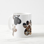 Erstellen Sie Ihren eigenen Haustier Foto Collage Kaffeetasse (Vorderseite Links)